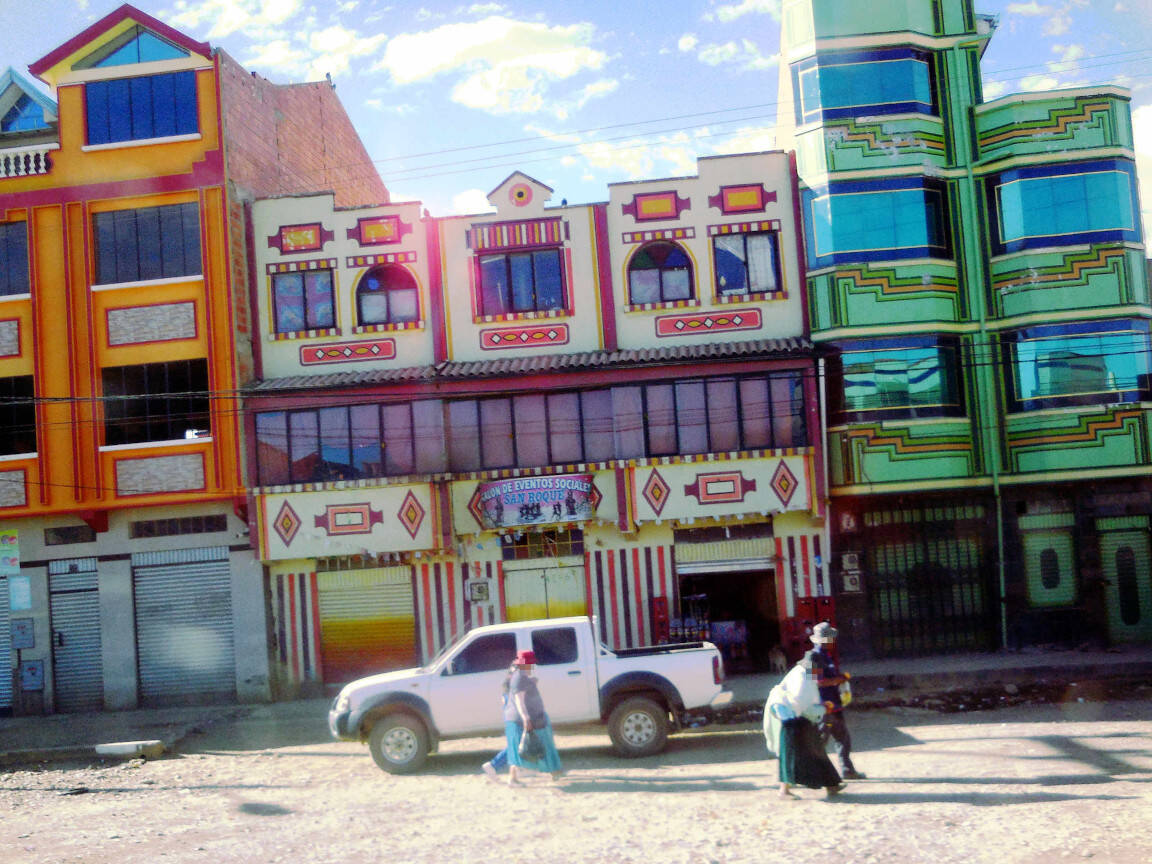 In avvicinamento a La Paz dal bus