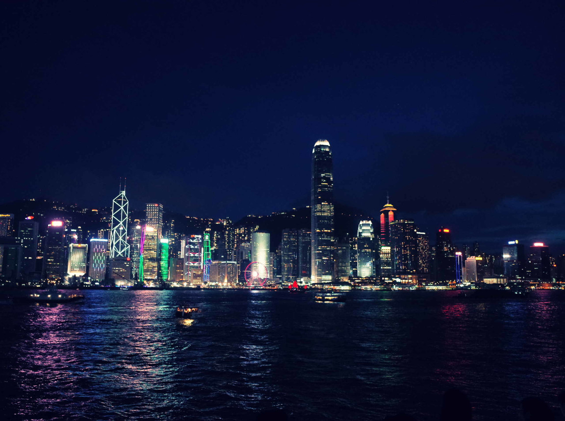 Skyline di Hong Kong