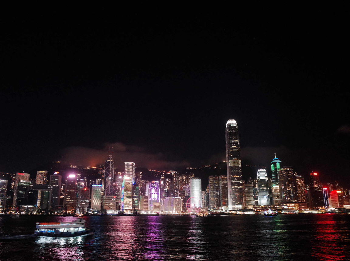 Skyline di Hong Kong