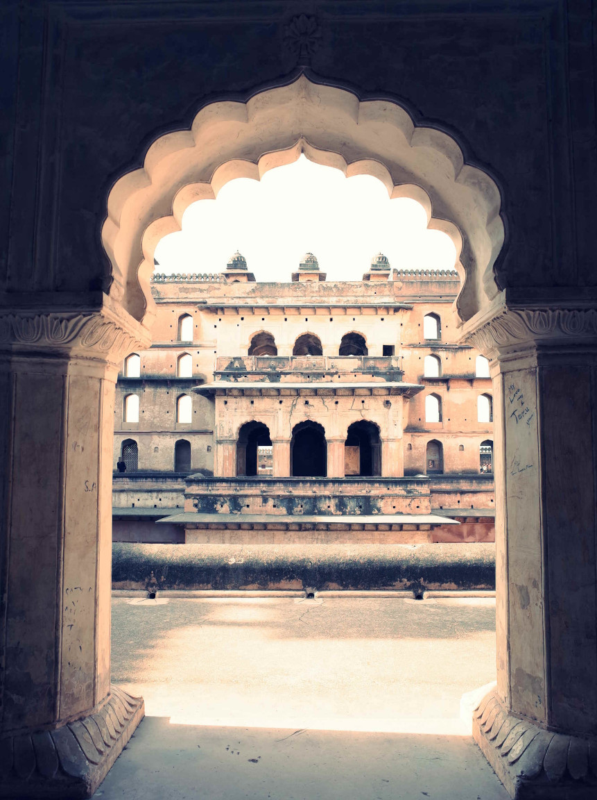 Orchha: palazzo