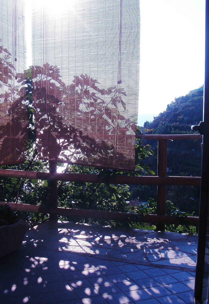 Il balcone del nostro alloggio