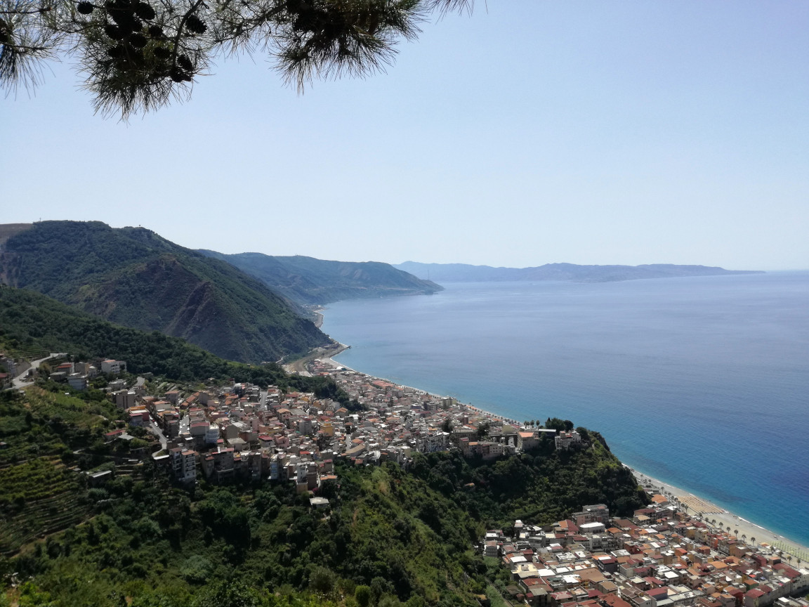 Calabria: view of the Strait of Messina