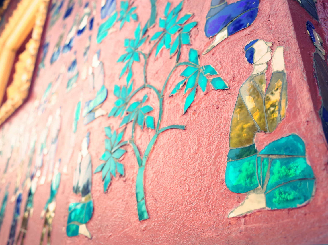 Luang Prabang: temple decoration