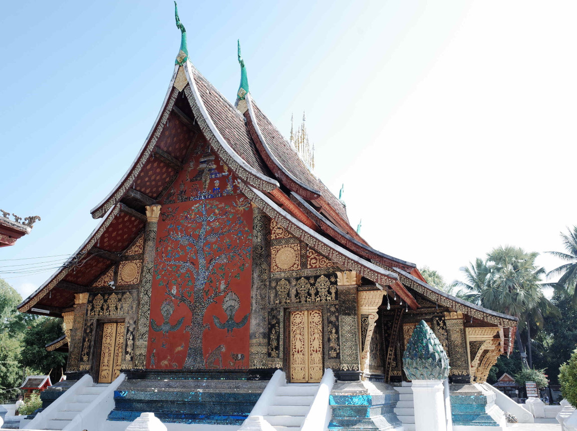 Luang Prabang: tempio nell’area del Wat Xieng Thong