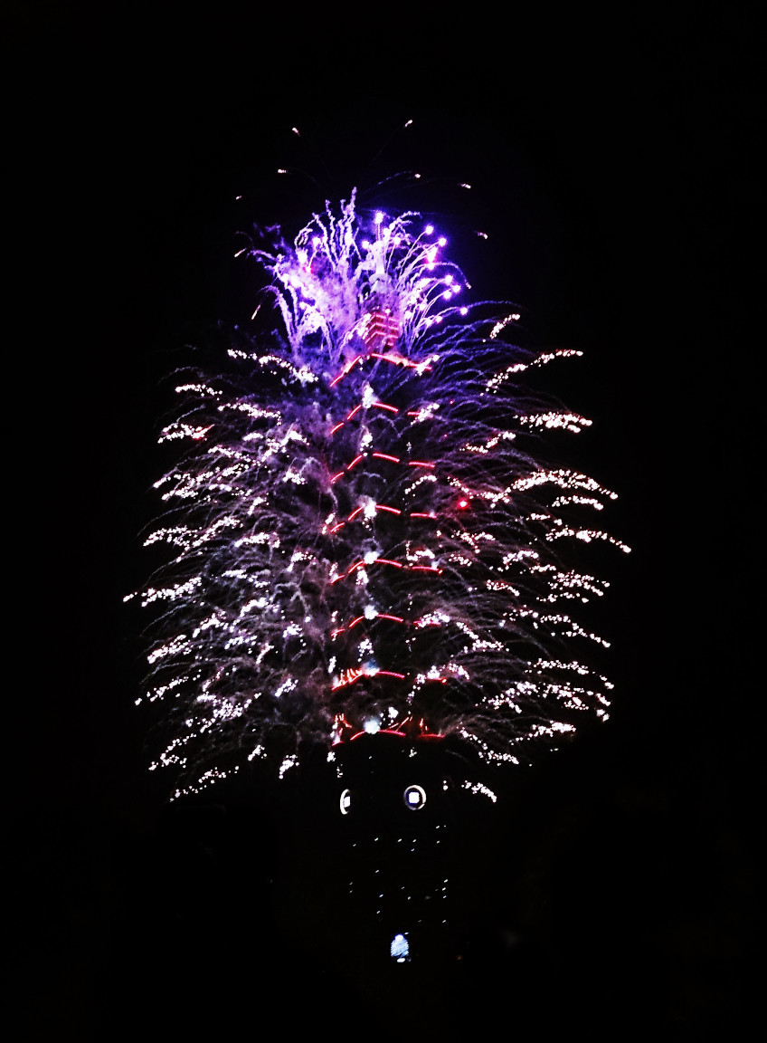 New year at Taipei 101