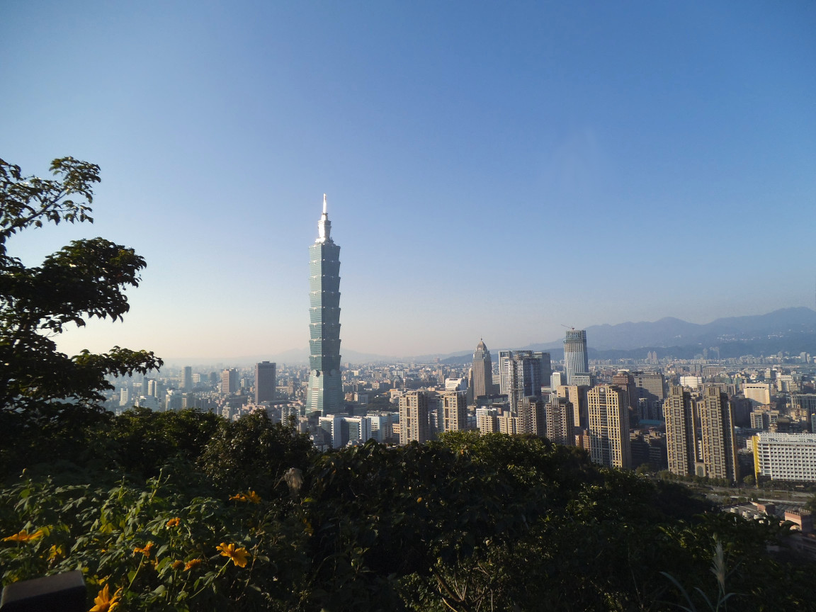 Taipei 101 visto da Xiangshan