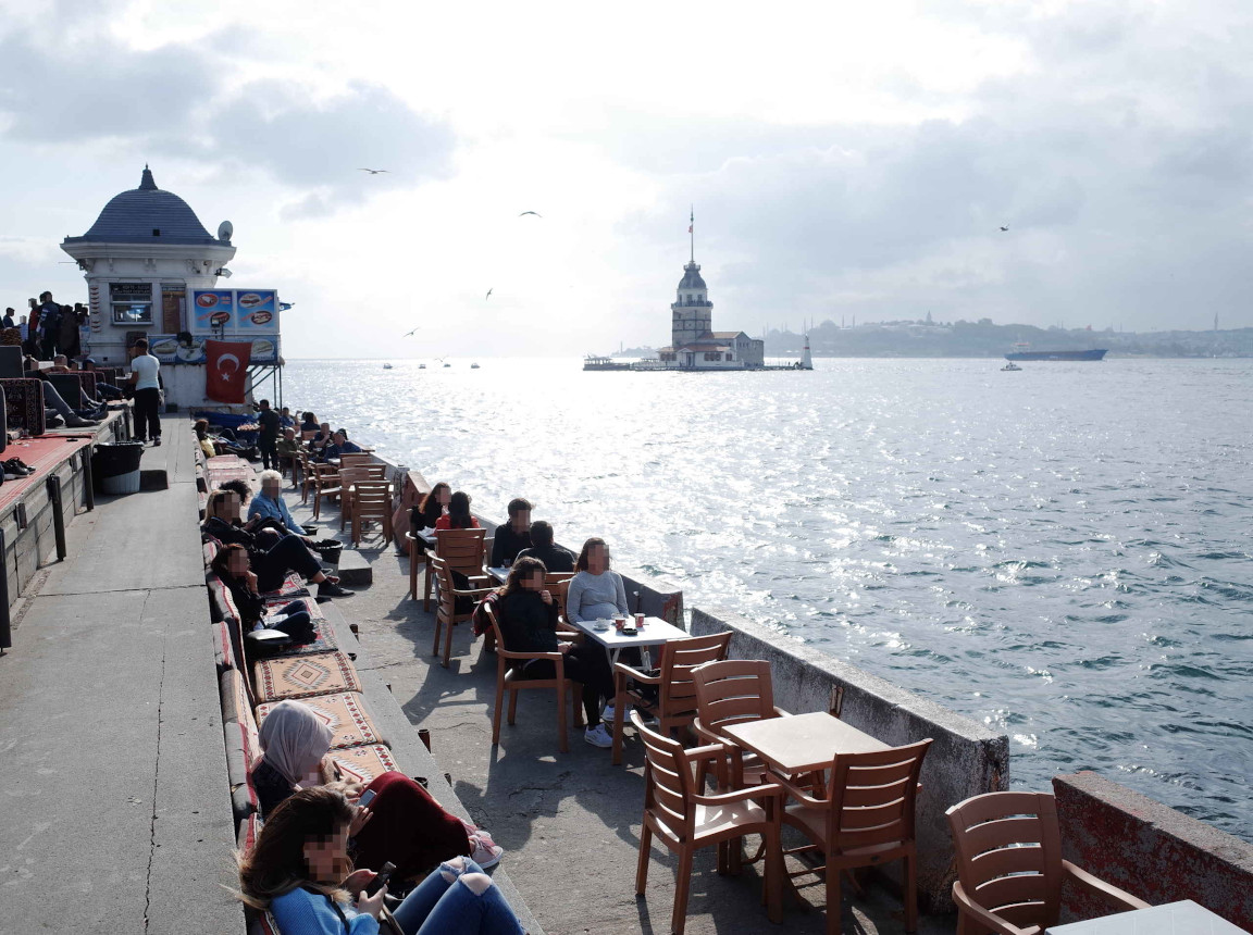 Café near Kız Kulesi (Maiden’s Tower), Istanbul