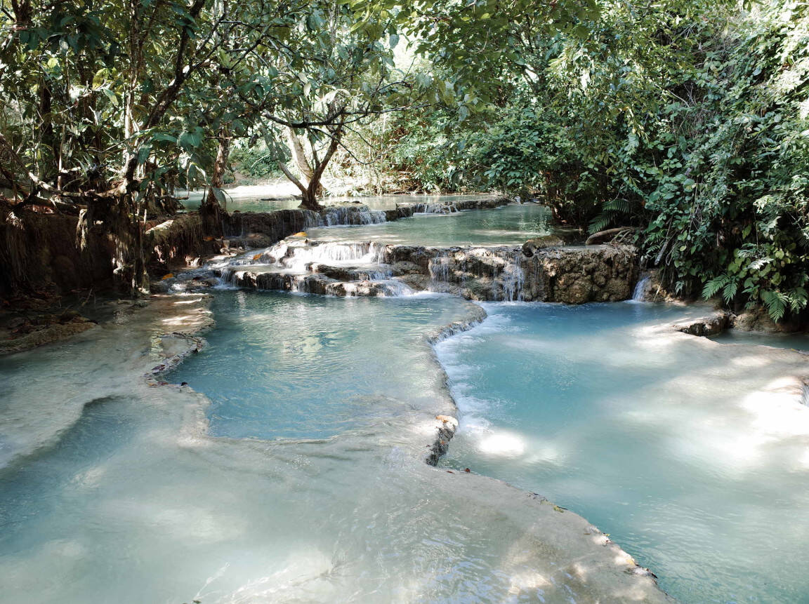 Laos: Cascate Kuang Si