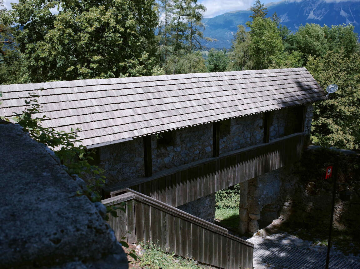 Entrata del castello di Bled