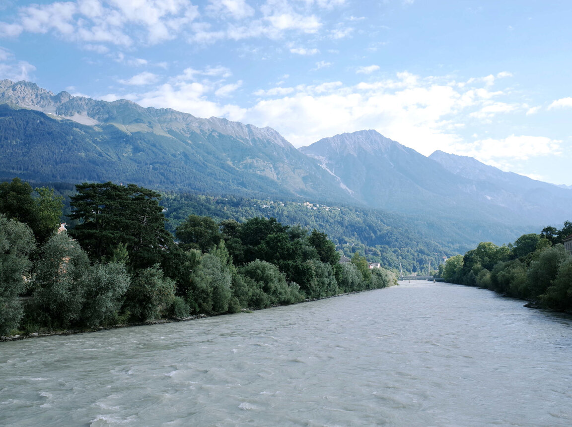 Inn river in Innsbruck