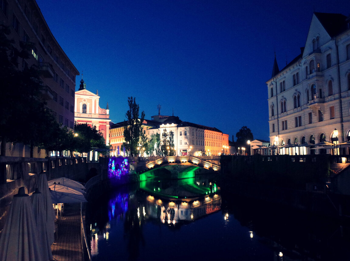 Ljubljana: riverside