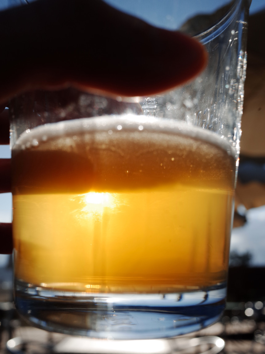 Sardinia: beer on the beach