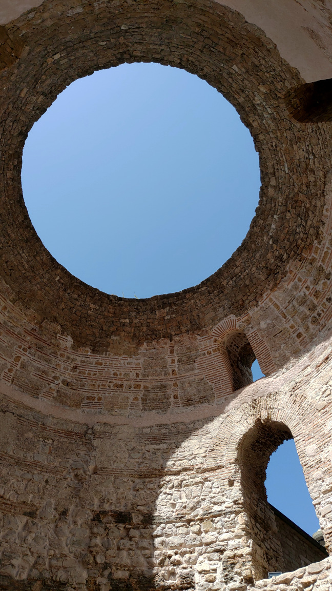 Split: vestibolo del Palazzo di Diocleziano